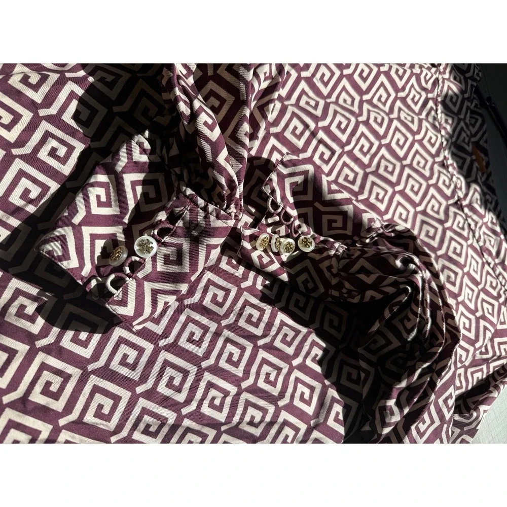 Tory‎ Burch silk women's top Blouse shirt silk 4